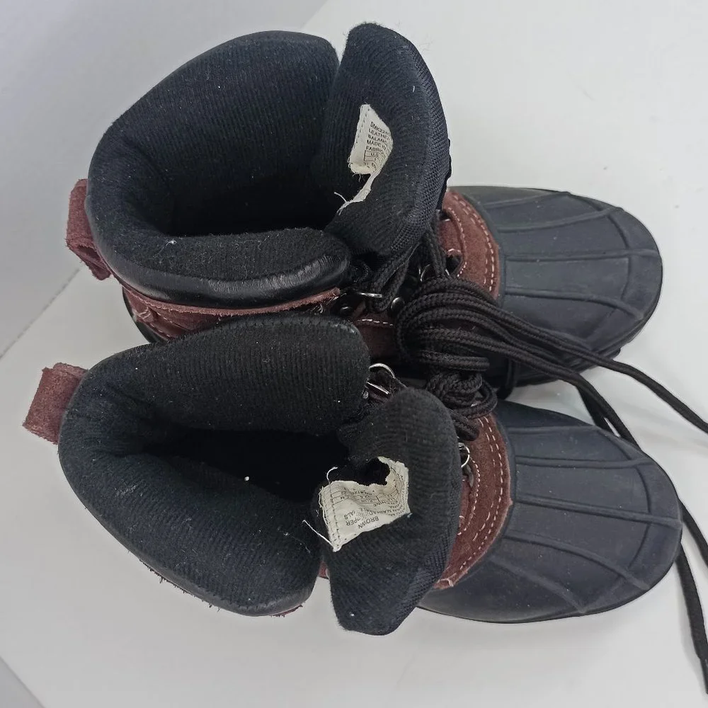 SMITH'S Leather Boots Boys Size 1 Thinsolate - Picture 3 of 6